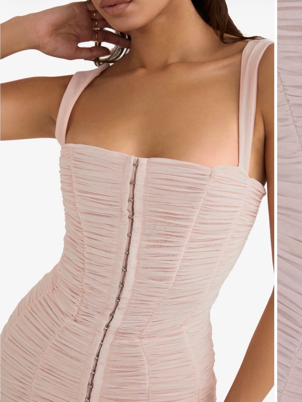 House of CB Cate  Dress in Blush Pink - Picture 3 of 13